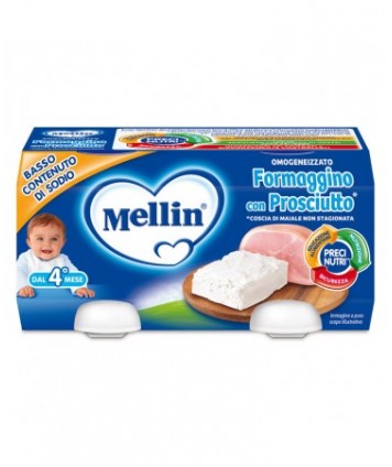 MELLIN FORMAGGINO PROSCIUTTO 2X80G